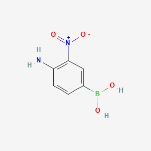 molecular formula C6H7BN2O4 B1284283 4-Amino-3-nitrophenylboronic acid CAS No. 89466-07-9