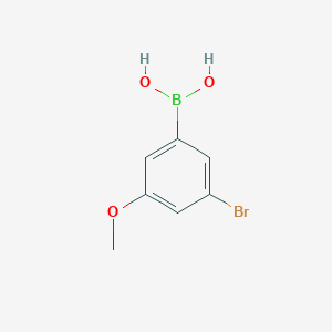 molecular formula C7H8BBrO3 B1284284 3-Bromo-5-methoxyphenylboronic acid CAS No. 849062-12-0