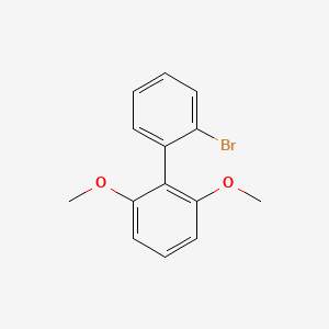 molecular formula C14H13BrO2 B1284287 2'-bromo-2,6-dimethoxy-1,1'-Biphenyl CAS No. 755017-61-9