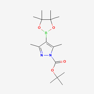 tert-Butyl 3,5-dimethyl-4-(4,4,5,5-tetramethyl-1,3,2-dioxaborolan-2-yl)-1H-pyrazole-1-carboxylate