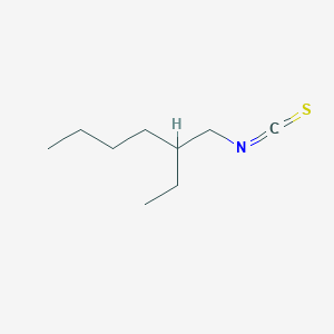 B1284339 3-(Isothiocyanatomethyl)heptane CAS No. 21663-56-9