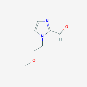 molecular formula C7H10N2O2 B1284345 1-(2-甲氧基乙基)-1H-咪唑-2-甲醛 CAS No. 558446-64-3