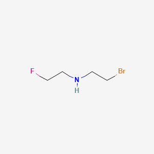 molecular formula C4H9BrFN B12843465 2-bromo-N-(2-fluoroethyl)ethan-1-amine 