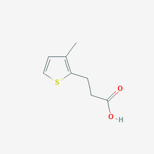 molecular formula C8H10O2S B1284349 3-(3-甲基噻吩-2-基)丙酸 CAS No. 25468-85-3