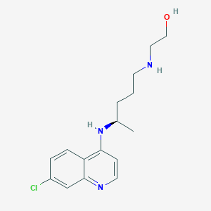 molecular formula C16H22ClN3O B12843660 Cletoquine, (R)- CAS No. 137433-25-1
