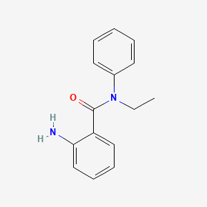molecular formula C15H16N2O B1284387 2-Amino-N-ethyl-N-phenylbenzamide CAS No. 29094-86-8