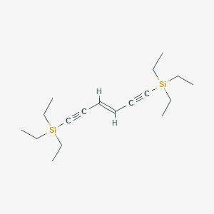 molecular formula C18H32Si2 B12843895 1,6-Bis-(triethylsilyl)-3-hexen-1,5-diyne 