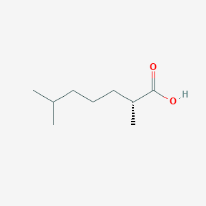 molecular formula C9H18O2 B12843912 (r)-2,6-Dimethylheptanoic acid 