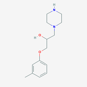 1-Piperazin-1-yl-3-m-tolyloxy-propan-2-ol