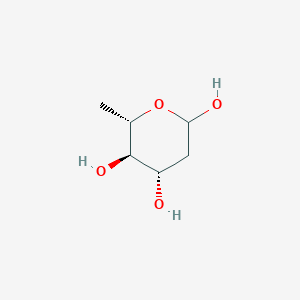 molecular formula C6H12O4 B12844090 2,6-Dideoxy-L-arabino-hexopyranose 