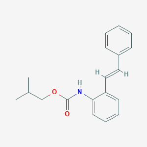 molecular formula C19H21NO2 B12844267 Isobutyl (E)-(2-styrylphenyl)carbamate 