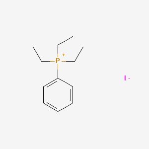molecular formula C12H20IP B12844467 Phosphonium, triethylphenyl-, iodide CAS No. 3040-69-5