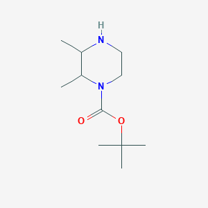 molecular formula C11H22N2O2 B1284453 Tert-butyl 2,3-dimethylpiperazine-1-carboxylate CAS No. 886780-49-0