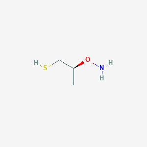 molecular formula C3H9NOS B12844558 (S)-2-(Aminooxy)propane-1-thiol 
