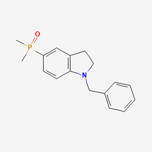 molecular formula C17H20NOP B12844788 (1-Benzylindolin-5-yl)dimethylphosphine oxide 