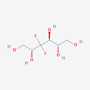 molecular formula C6H12F2O5 B12845034 4-Deoxy-4,4-difluoro-D-ribo-hexitol 