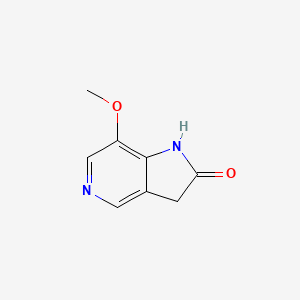 molecular formula C8H8N2O2 B12845134 7-Methoxy-1H-pyrrolo[3,2-c]pyridin-2(3H)-one 