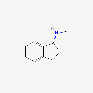 molecular formula C10H13N B12845193 N-Methyl-1(R)-aminoindan 