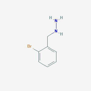B1284565 (2-Bromobenzyl)hydrazine CAS No. 51421-27-3