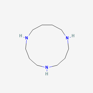 molecular formula C10H23N3 B12845893 1,5,9-Triazacyclotridecane 