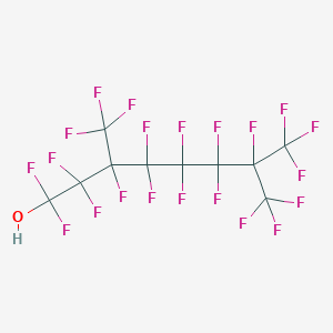 molecular formula C10HF21O B12845943 Perfluoro-3,7-dimethyl-1-octanol 