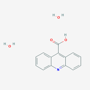 molecular formula C14H13NO4 B128460 Acridine-9-carboxylic Acid Dihydrate CAS No. 146340-18-3