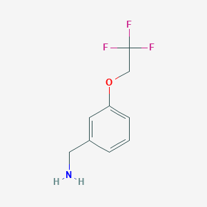 [3-(2,2,2-Trifluoroethoxy)phenyl]methanamine