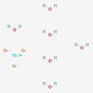 molecular formula Br3H12O6Tb B12846208 Terbium(III) bromide hexahydrate 