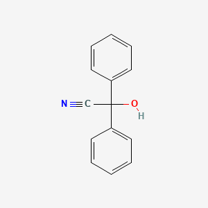 molecular formula C14H11NO B12846274 2-Hydroxy-2,2-diphenylacetonitrile 
