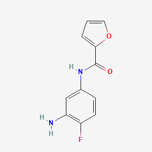 N-(3-Amino-4-fluorophenyl)-2-furamide
