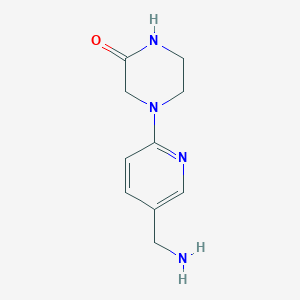 4-[5-(Aminomethyl)pyridin-2-yl]piperazin-2-one