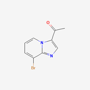 molecular formula C9H7BrN2O B12846668 3-Acetyl-8-bromoimidazo[1,2-a]pyridine 