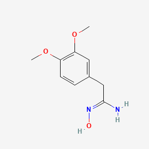 molecular formula C10H14N2O3 B1284669 2-(3,4-Dimethoxy-phenyl)-N-hydroxy-acetamidine CAS No. 42191-48-0