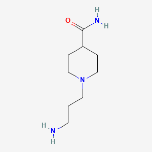 1-(3-Aminopropyl)piperidine-4-carboxamide