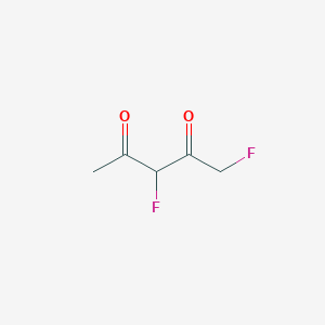 molecular formula C5H6F2O2 B12846912 1,3-Difluoro-2,4-pentanedione 