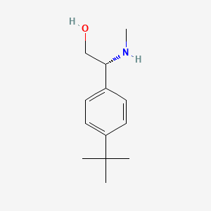 molecular formula C13H21NO B12847109 (R)-2-(4-(tert-Butyl)phenyl)-2-(methylamino)ethan-1-ol 