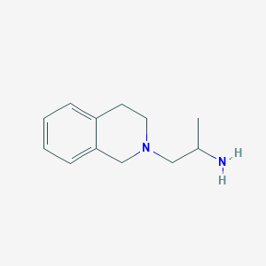 molecular formula C12H18N2 B1284724 1-(3,4-Dihydroisoquinolin-2(1H)-yl)propan-2-amine CAS No. 54151-52-9