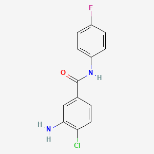 3-Amino-4-chloro-N-(4-fluorophenyl)benzamide