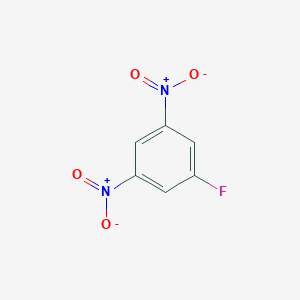 molecular formula C6H3FN2O4 B12847306 1-Fluoro-3,5-dinitrobenzene CAS No. 369-18-6