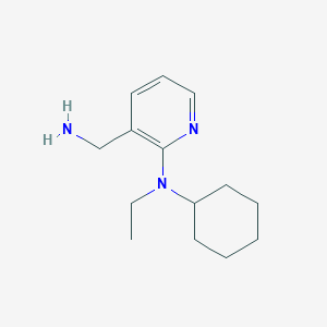 3-(aminomethyl)-N-cyclohexyl-N-ethylpyridin-2-amine