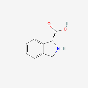 molecular formula C9H9NO2 B12847345 (R)-isoindoline-1-carboxylic acid 