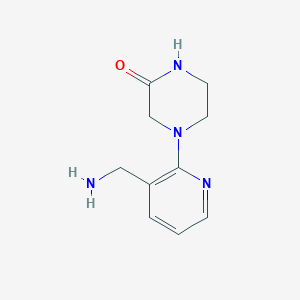 4-[3-(Aminomethyl)pyridin-2-yl]piperazin-2-one