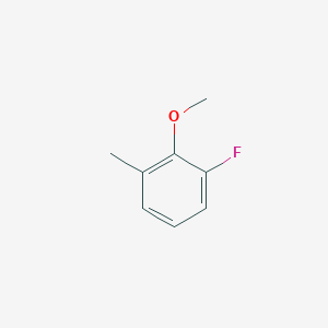 molecular formula C8H9FO B12847418 1-Fluoro-2-methoxy-3-methylbenzene 