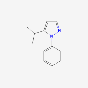 molecular formula C12H14N2 B12847438 5-Isopropyl-1-phenyl-1H-pyrazole CAS No. 3191-88-6