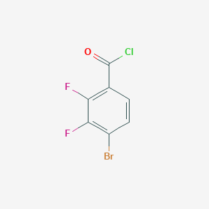 molecular formula C7H2BrClF2O B12847483 4-Bromo-2,3-difluorobenzoyl chloride 