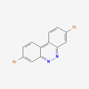 molecular formula C12H6Br2N2 B12847510 3,8-Dibromobenzo[c]cinnoline 