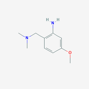 molecular formula C10H16N2O B12847552 2-Dimethylaminomethyl-5-methoxy-phenylamine CAS No. 1134327-84-6