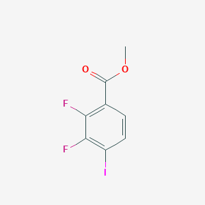 molecular formula C8H5F2IO2 B12847562 Methyl 2,3-difluoro-4-iodobenzoate 