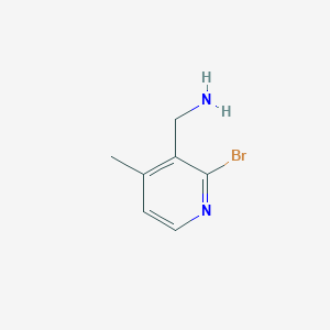 molecular formula C7H9BrN2 B12847646 (2-Bromo-4-methylpyridin-3-yl)methanamine 