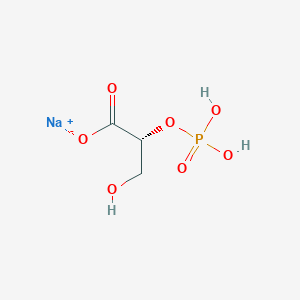 molecular formula C3H6NaO7P B12847687 Sodium (R)-3-hydroxy-2-(phosphonooxy)propanoate 